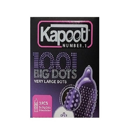 کاندوم هزار و یک خار درشت کاپوت بسته 3 عددی